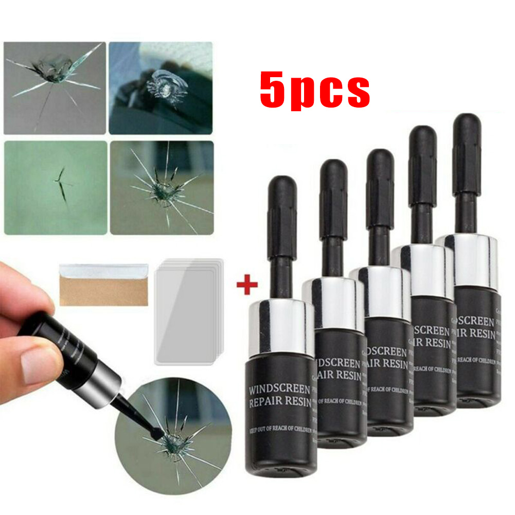 Glass Cleaner Streak - 5 шт., нано-ремонтная жидкость для лобового